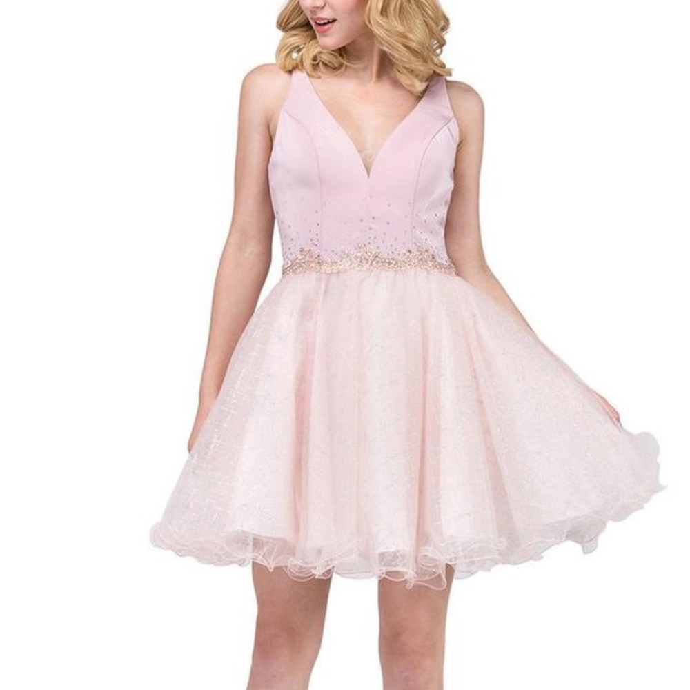 pink homecoming dress